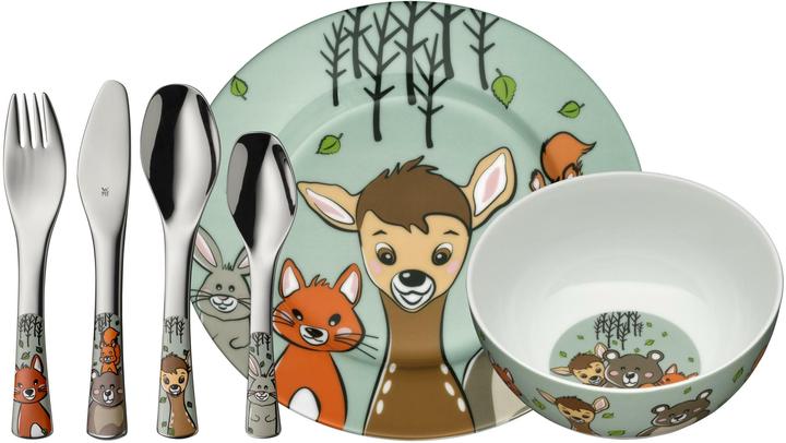 WMF dječji pribor za jelo Forest Friends 4/1 komplet