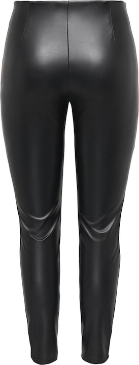 Produktbild JdY Enger Schnitt Hohe Taille Anliegende Bündchen Leggings Hose in Lederoptik (34)