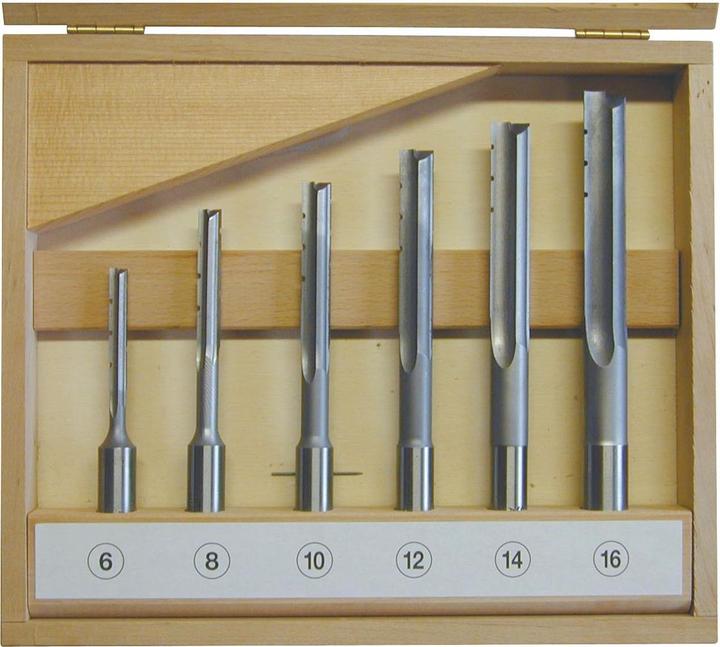 Produktbild Stern Langlochbohrersatz (10 mm, 12 mm, 14 mm, 16 mm, 6 mm, 8 mm)