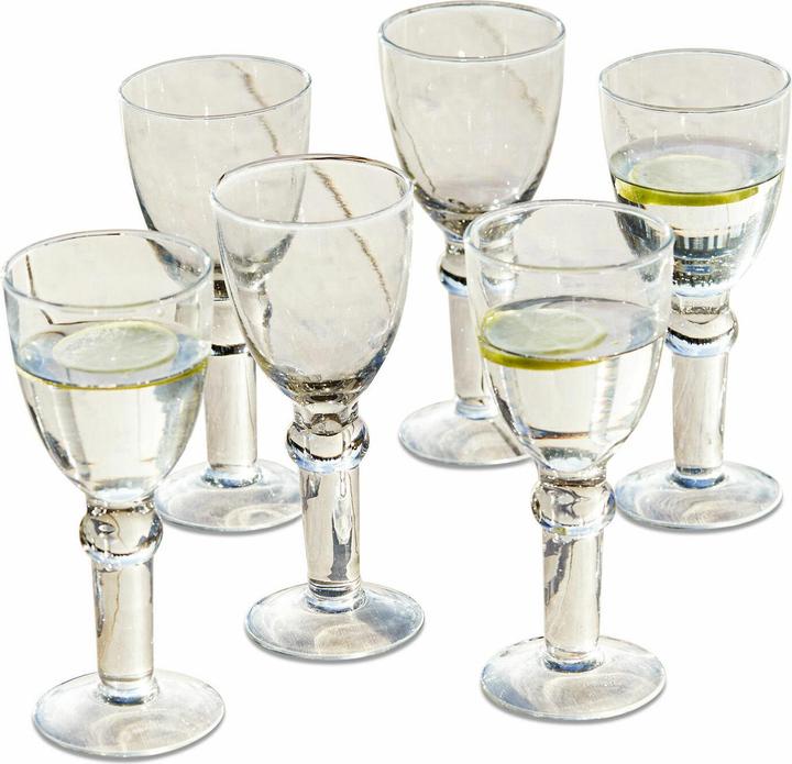 Loberon Verre à vin Devon, set de 6 pièces, transparent (20 cl, 6 Verres, Set de verres à vin)