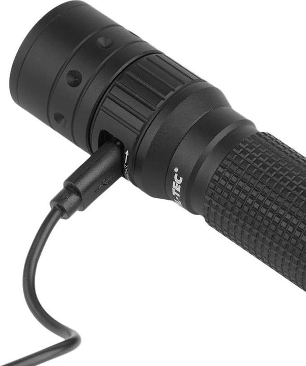 Actual product image Mil-tec Operator MT1R Rechargeable Flashlight 500 lm (13.70 cm, 500 lm)