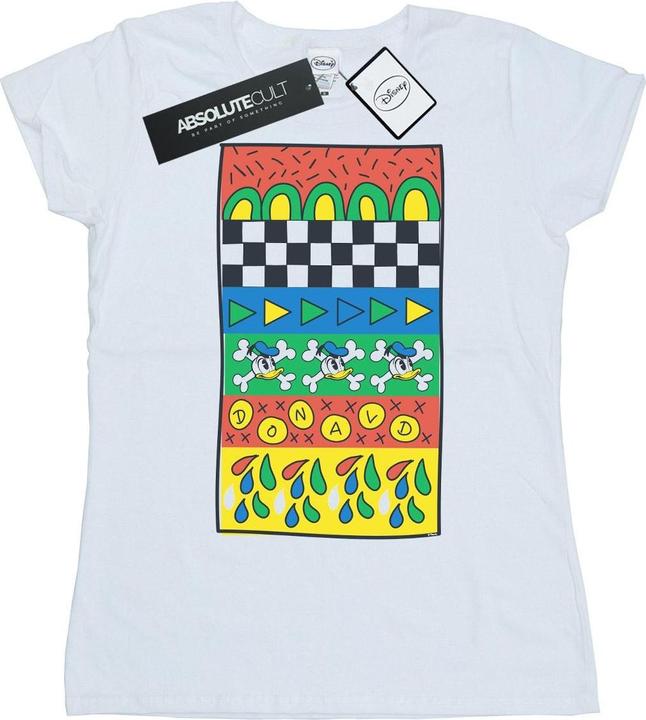 Immagine prodotto Disney Donald Duck Vintage Pattern Maglietta Donna (M)