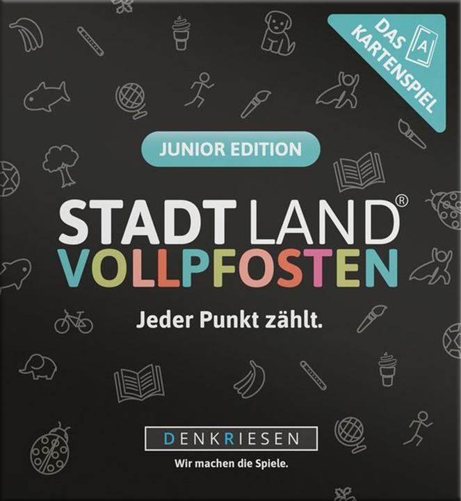 Actual product image Denkriesen Stad Land Vollpfosten - Card game Junior Edition (d) (German, 3 - 6 Players)