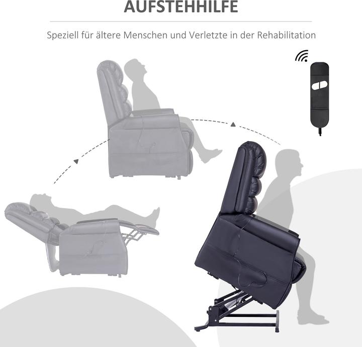 Produktbild Outsunny Sessel mit Aufstehhilfe