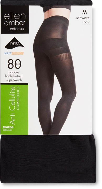 Actual product image Ellen Amber Ladies tights anti-cellulite (80 DEN)