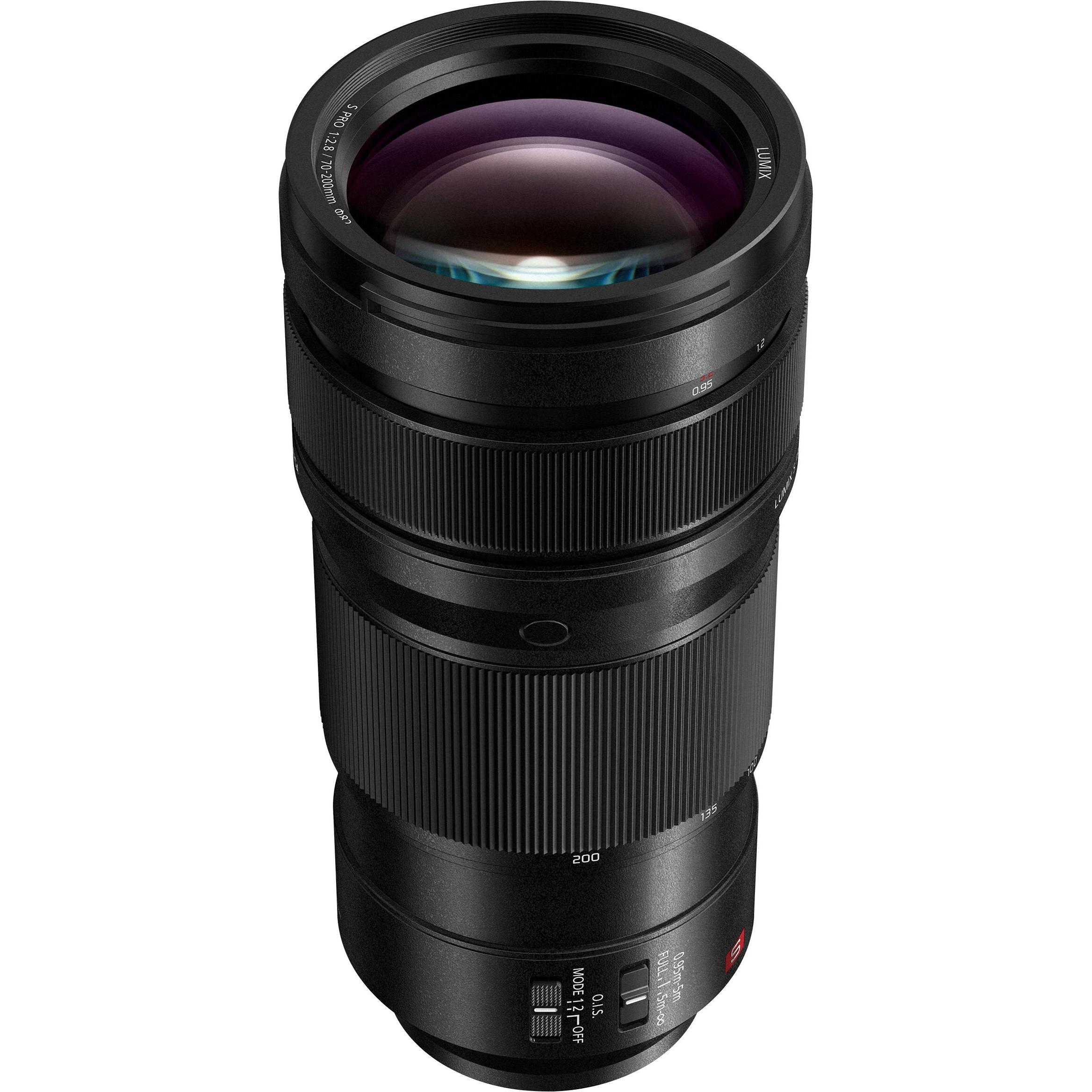 Panasonic Lumix S 70-200mm f/2.8 Pro OIS (Leica L, Vollformat), Objektiv, Schwarz