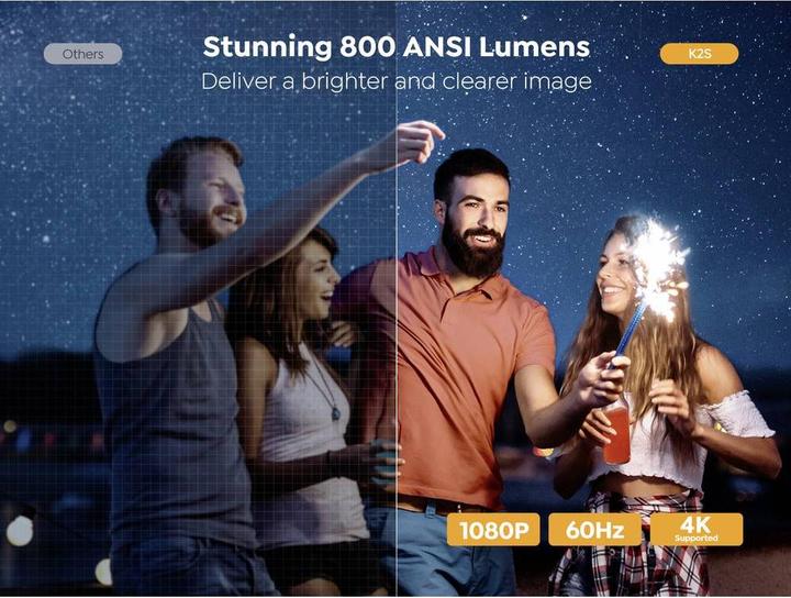 Produktbild Yaber K2s (Full HD, 1000 lm, 1.3:1)