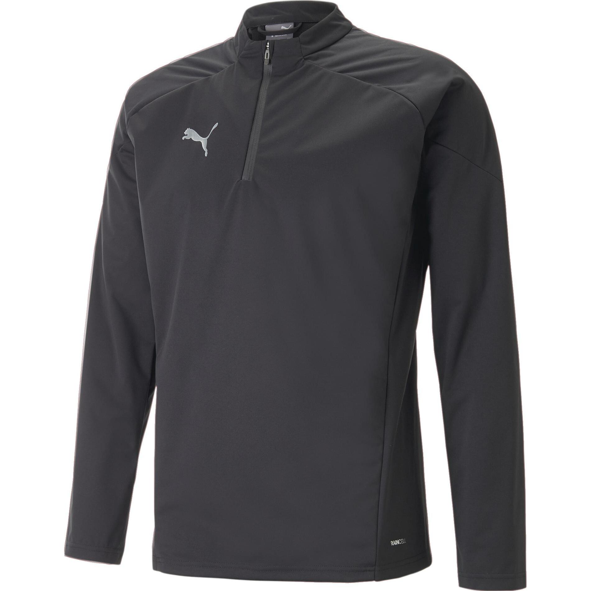 Puma, Herren, Sportshirt, teamCUP Training Rain Top (XS), Schwarz, XS