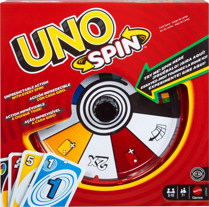 Mattel Games UNO Spin (Multilingual)