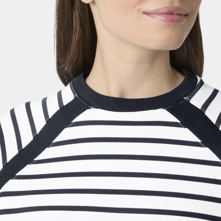 Produktbild Helly Hansen Trui Women Capri Sweatshirt White Navy Stripe Size M (M)