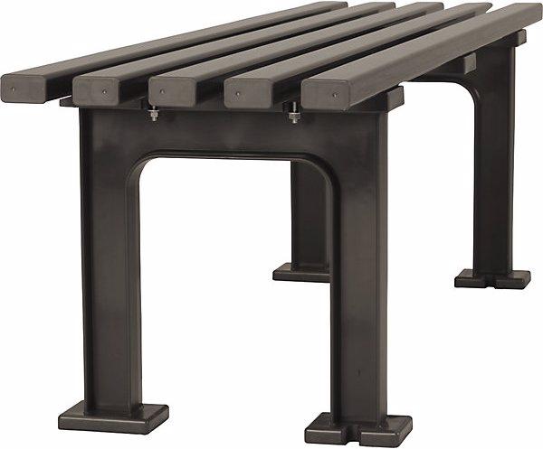 Image du produit Blome Banc sans dossier, 5 lattes, longueur 1500 mm, brun.