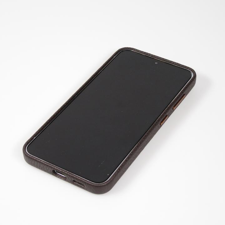 Immagine prodotto PhoneLook Copertina in pelle di vitello di lusso completamente granulata con bottoni in metallo e MagSafe (Samsung Galaxy S24+)