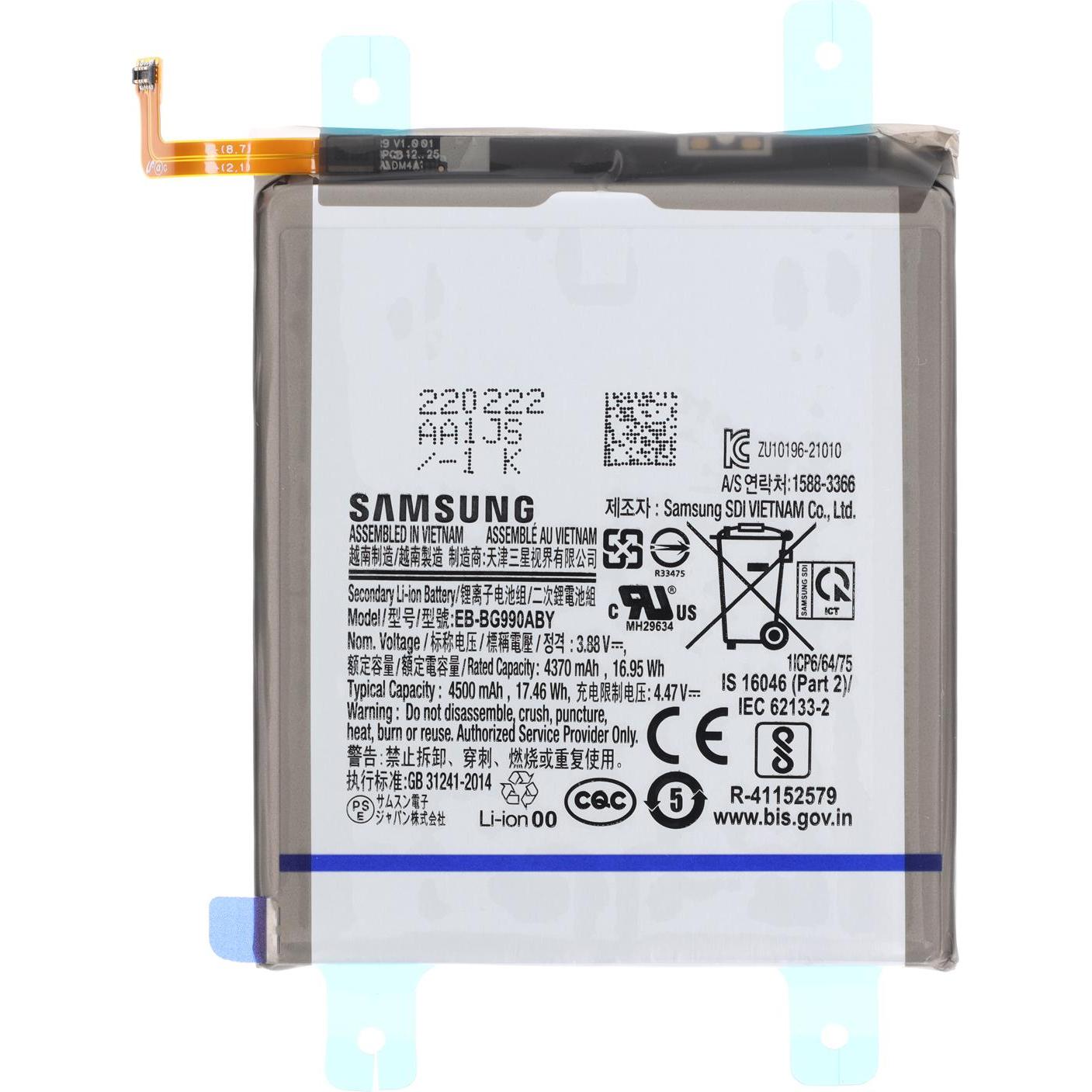Samsung Akku EB-BG990ABY Galaxy S21 FE 5G (SM-G990B) GH82-26409A, Smartphone Akku