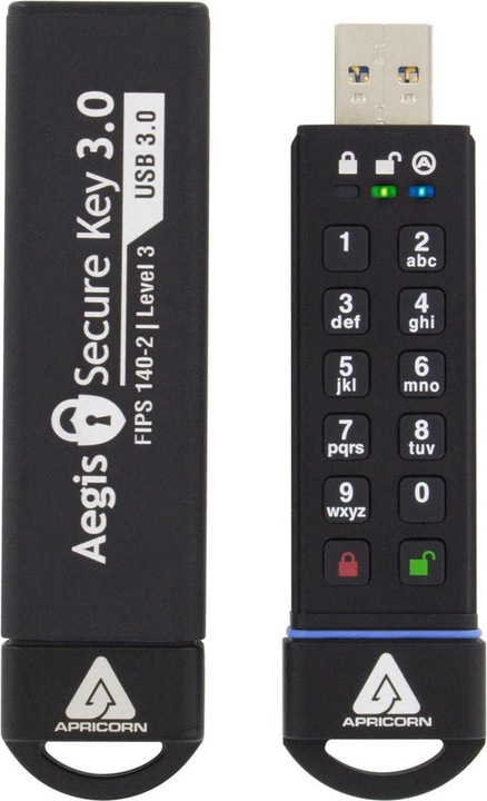 Actual product image Apricorn SecureKey (480 GB, USB-A, USB 3.0)
