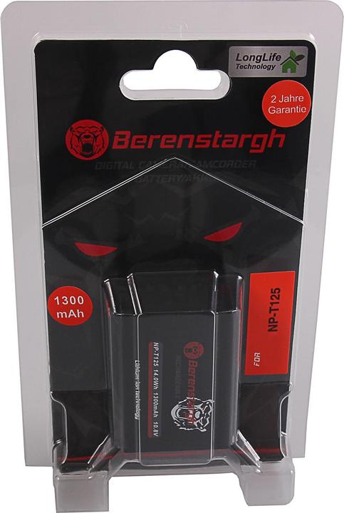 Produktbild Berenstargh Akku f. Fuji NP-T125 NPT-125 NPT125 GFX-50s GFX50s GFX-100 GFX100 (Kamera Akku)