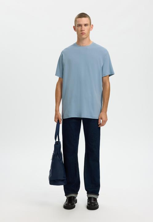 Produktbild Selected Geripptes Baumwoll T-Shirt (S)