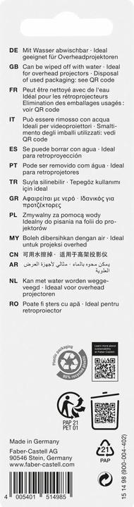 Produktbild Faber-Castell Filzstift Multimarker non-permanent F 2er Set (2x)