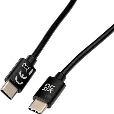 Image du produit V7 V7USB2C-1M, 1 m, USB C, USB C, USB 2.0, 480 Mbit/s, Noir (1 m, USB 2.0)
