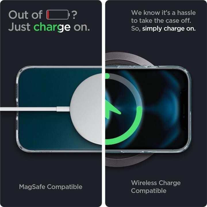 Actual product image Spigen Liquid Crystal (Realme 12 Pro+, Apple iPhone 12)