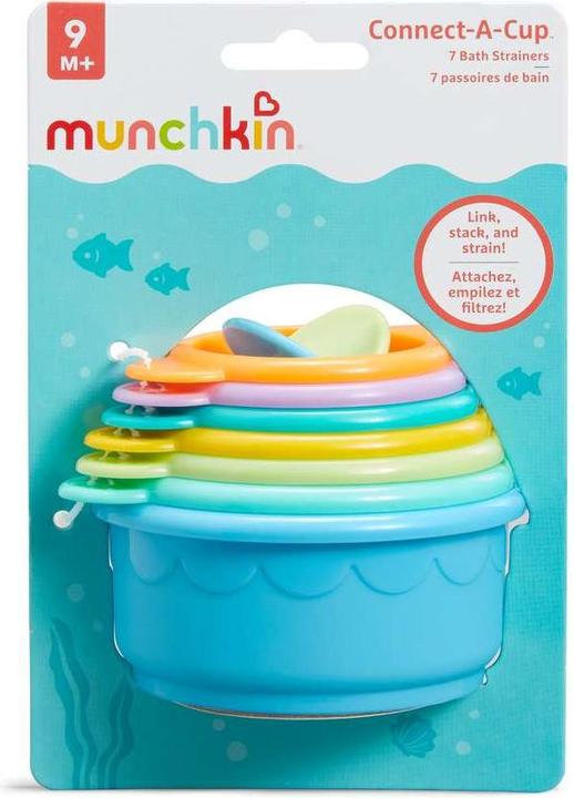 Actual product image Munchkin Connect A Cup bath strainers 7 pcs