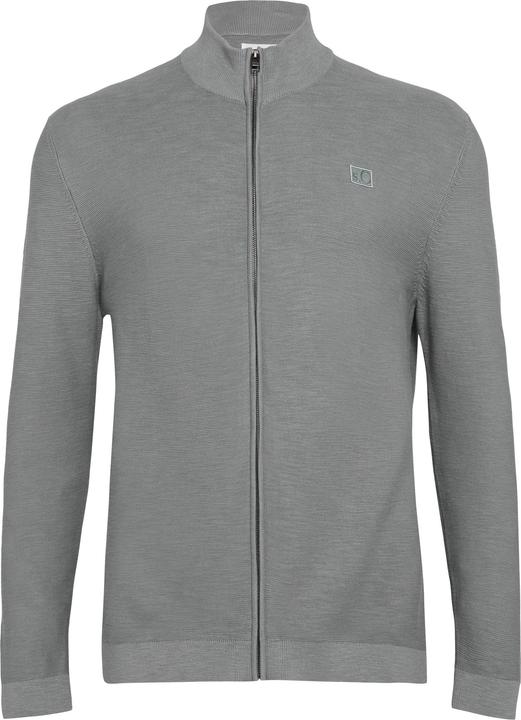 Actual product image s.Oliver Strickjacke Strukturierte Strickjacke mit Logo-Patch (XXL)