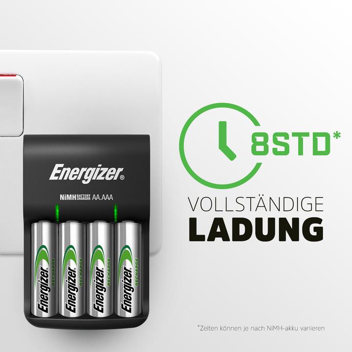 Immagine prodotto Energizer Base di ricarica (4 pz., AA, 1300 mAh, Batteria + Caricabatterie)