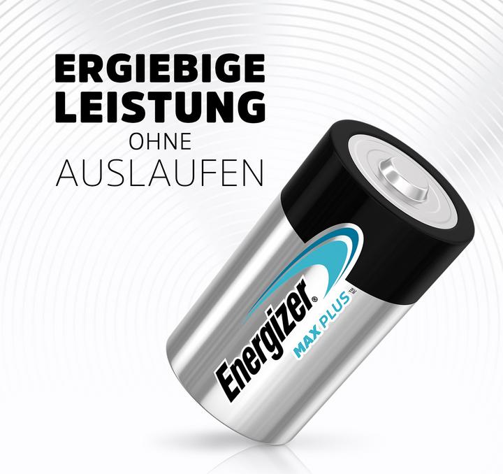Produktbild Energizer Max Plus Alkaline (2 Stk., D, 16500 mAh)