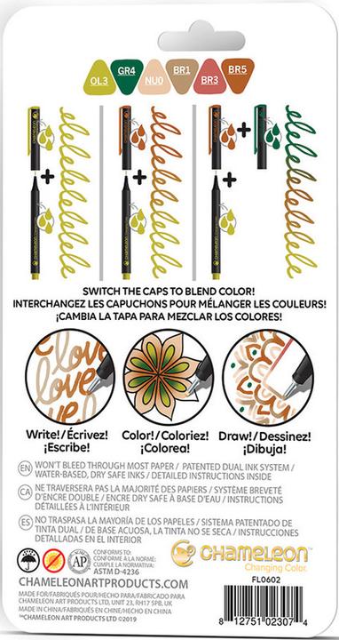 Produktbild Chameleon Fineliner Set (Taupe, 6 x)