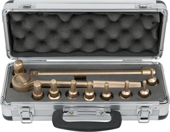 Actual product image KS Tools BRONZEplus bit socket set 1/2", 11 parts, inner hexagonal
