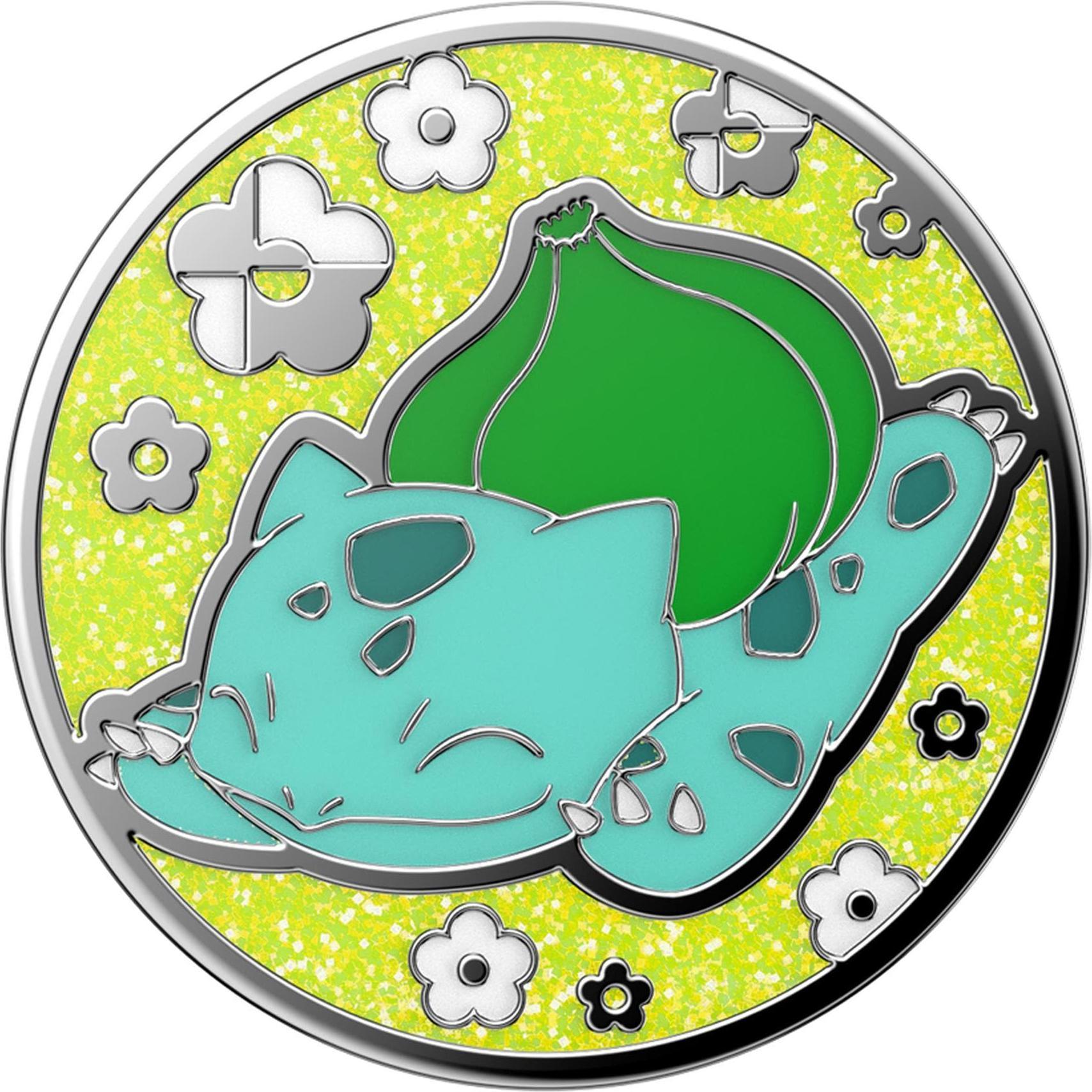 Thumbnail - PopSockets PopGrip Premium Enamel Bulbasaur, Smartphone Halterung, Mehrfarbig