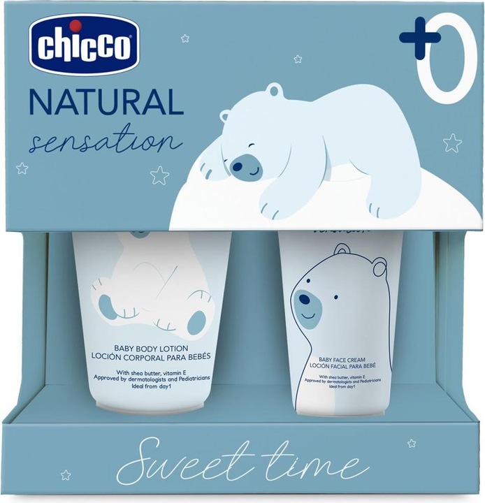 Immagine prodotto Chicco Set 4 (1 lozione corpo 150ml / 1 crema viso 50ml) - 0m+