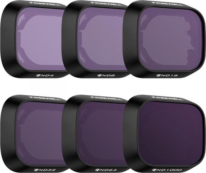 Actual product image Freewell Filters All Day (6-Pack) (Drone filters, DJI Mini 3, DJI Mini 3 Pro)