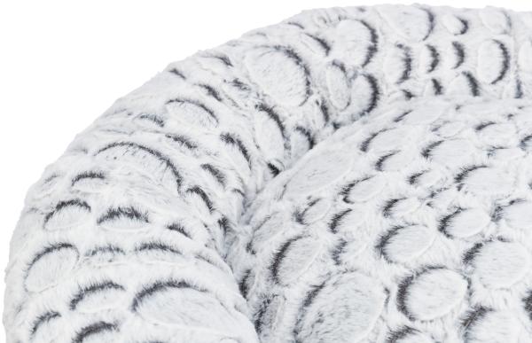 Image du produit Trixie Mila lit, rond, peluche, ø 60 cm, blanc-gris (Chat)
