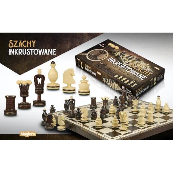 Magiera rafał MAGIERA Schachspiel mit Intarsien