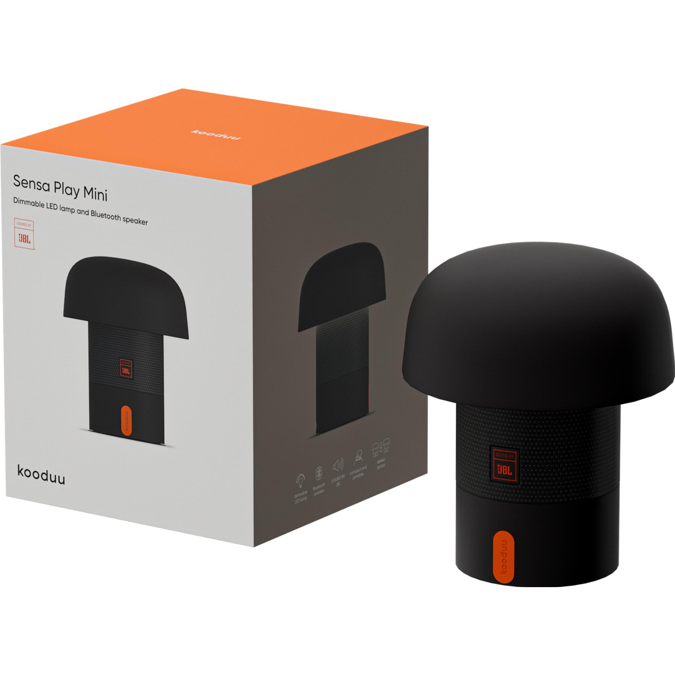 Kooduu Sensa Play Mini JBL Anthrazit (11 h), Altoparlante Bluetooth, Nero