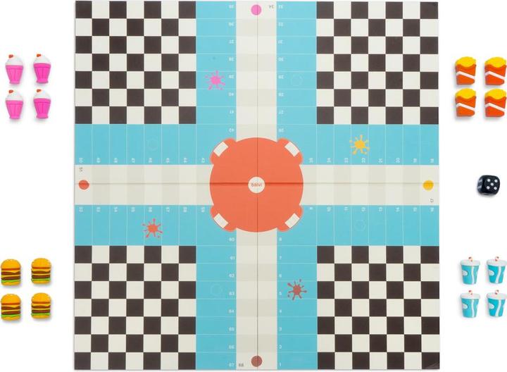 Produktbild Balvi Brettspiel LUDO'S DINER (1 - 4 Spieler)