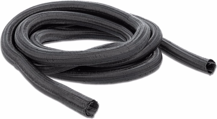 Delock Geflechtskabelschlauch, 2mx19mm, sw (Kabelschlauch, 200 cm)