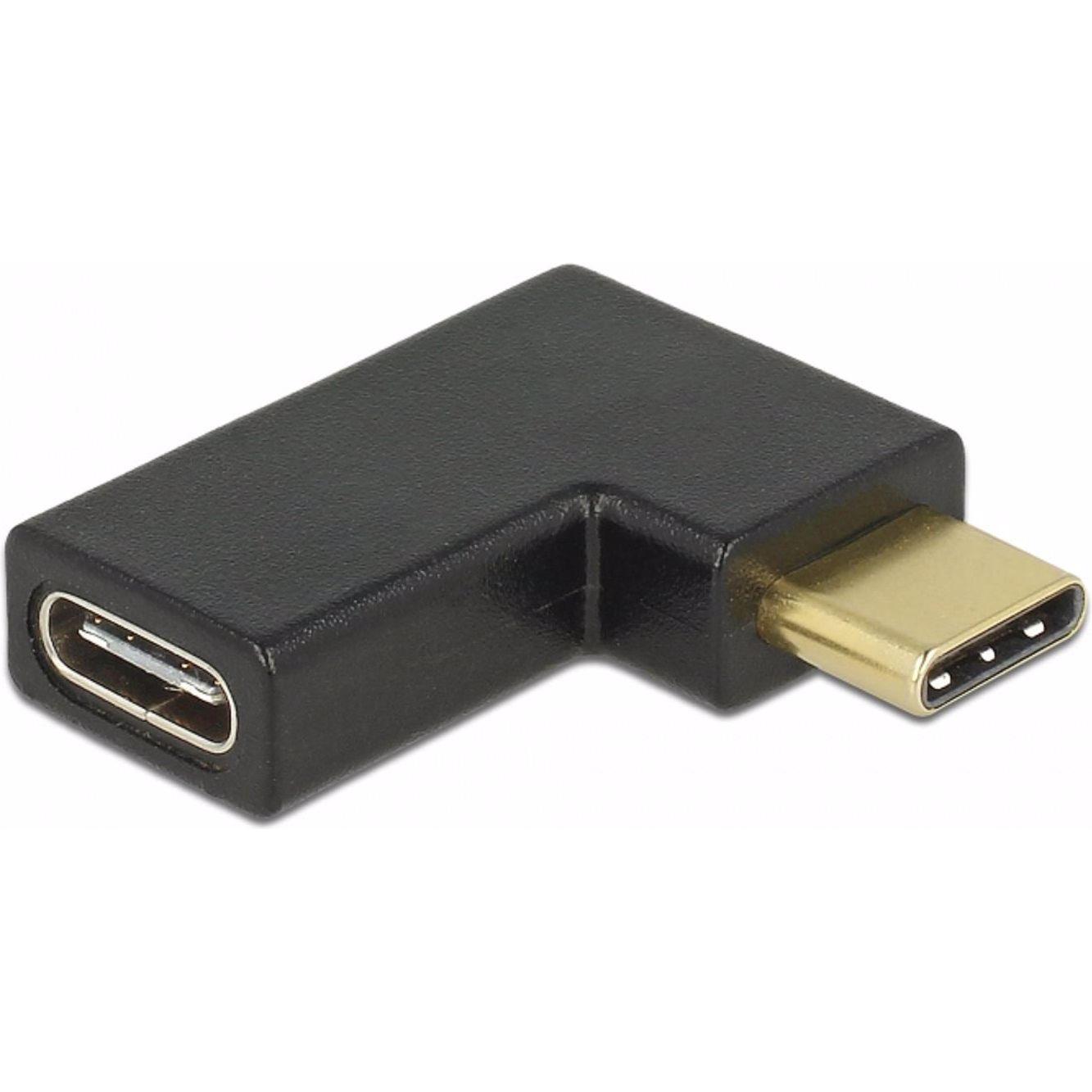 Delock USB Typ-C zu (USB Typ-C, 2.56 cm), Data + Video Adapter, Schwarz