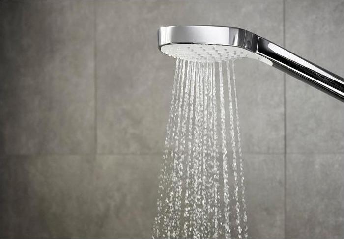Actual product image hansgrohe HG hand shower Croma Select E Vario DN 15 EcoSm version 9 l/min white/chrome (3 Beam types, 9 l/min)