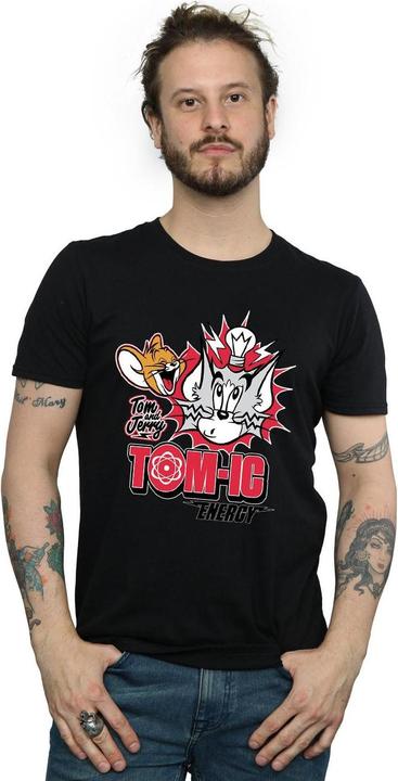 Immagine prodotto Tom & Jerry Tomic Energy Maglietta Uomo (XL)
