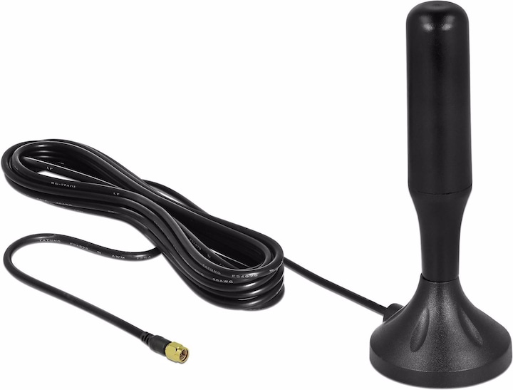 Produktbild Delock LTE Antenne, 3-5dBi, Magnetfuss,13cm (Lora)
