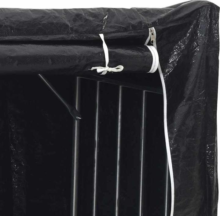 Image du produit VidaXL Étagère à bois de chauffage avec protection contre la pluie 100,5x40,5x110,5 cm Étagère à bois de