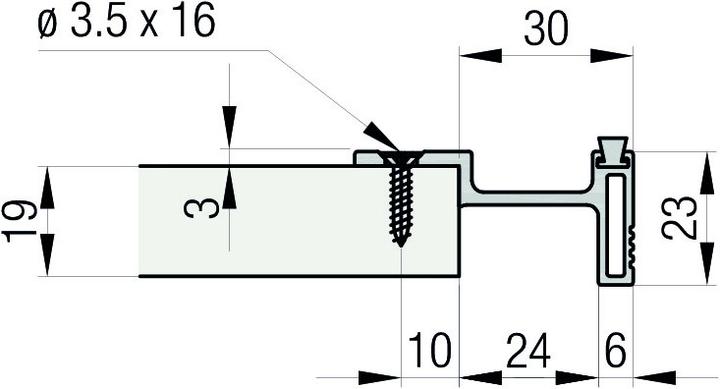 Immagine prodotto HAWA Profilo della maniglia