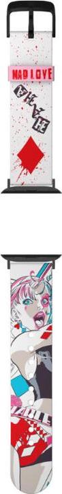 Immagine prodotto Moby Fox Bracciale Smartwatch Harley Quinn Mad Love 22 mm (22 mm, Silicone, Acciaio inossidabile, Apple Watch)