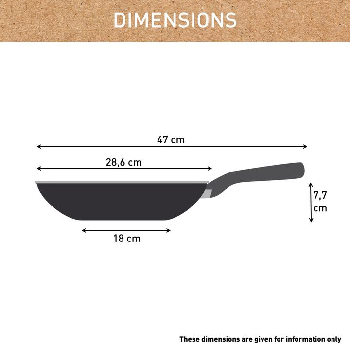 Productafbeelding Tefal Renew+ Keramische wokpan (28 cm, Wokpan, Aluminium)