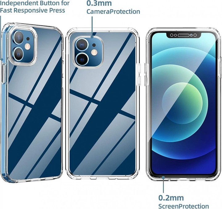 Actual product image Screenguard Touch Case 360 degrees (Apple iPhone 12)