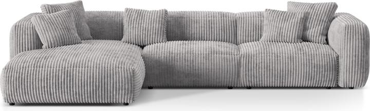 Image du produit Micadoni Canapé D'Angle Gauche Modulaire, "Martina", 3 Places, 332x176x75 Fabriqué en Europe (Canapé d'angle)