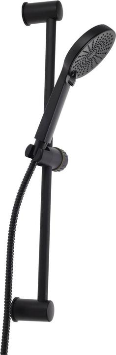 Produktbild Douceur D'intérieur Brausekopf mit Halterung und Schlauch, matt-schwarz, 3 Funktionen