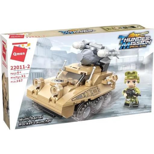 Qman Bricks Thunder Mission 22011-2 Rocket Launcher 167pcs for 6+ Years