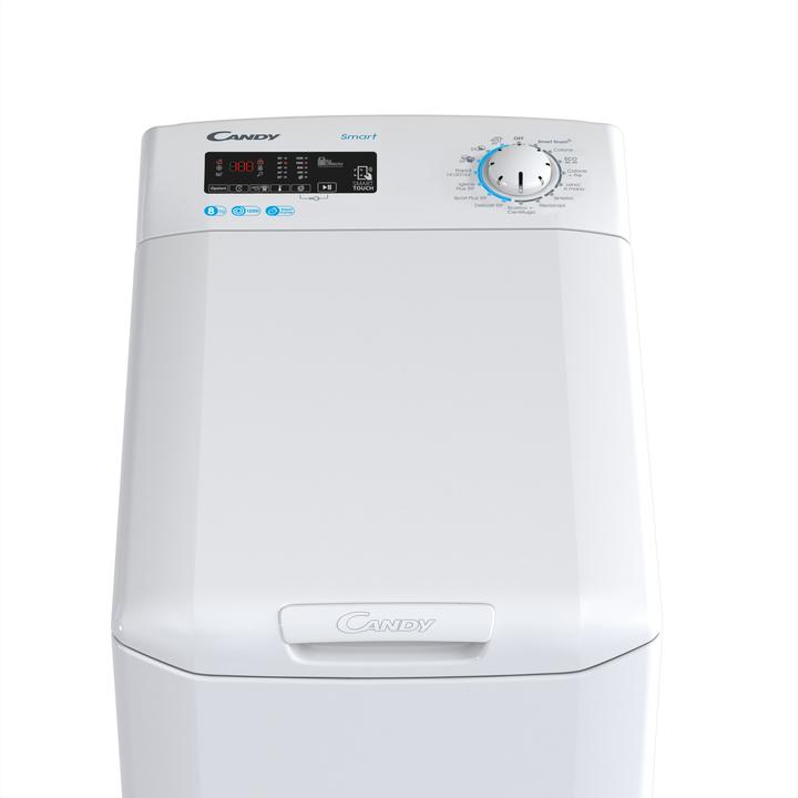 Produktbild Candy Smart CST 28T1/1-11 Toplader-Waschmaschine 8 kg 1200 U/min Weiss (8 kg, Unten)